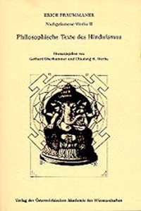 Nachgelassene Werke / Philosophische Texte Des Hinduismus