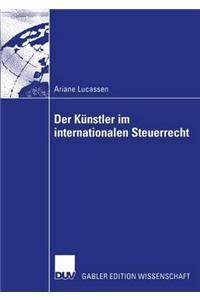 Der Künstler Im Internationalen Steuerrecht