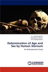 Determination of Age and Sex by Human Sternum