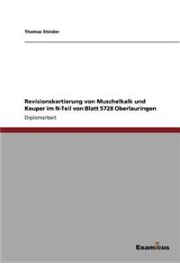 Revisionskartierung von Muschelkalk und Keuper im N-Teil von Blatt 5728 Oberlauringen
