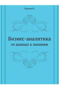 Biznes-Analitika OT Dannyh K Znaniyam