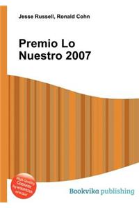 Premio Lo Nuestro 2007