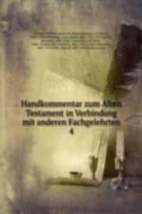 Handkommentar zum Alten Testament in Verbindung mit anderen Fachgelehrten