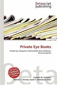 Private Eye Books