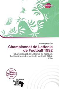 Championnat de Lettonie de Football 1992