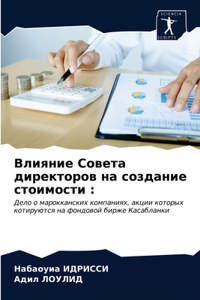 Влияние Совета директоров на создание сто