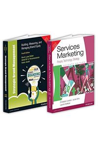 Marketing Books Combo of Strategic Brand Management & Services Marketing (Set of 2 books)