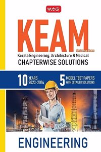 MTG 10 Years KEAM Chapterwise Previous Year Solved Question Papers For Kerala CEE Engineering & Medical Entrance Exam 2024
