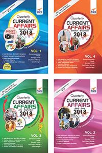Yearly Current Affairs Pack of 4 Quarterly Issues (January to December 2018) for Competitive Exams