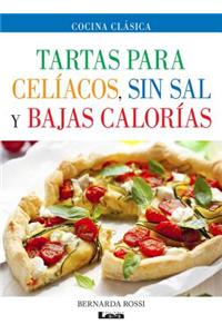 Tartas para celíacos, sin sal y bajas calorías