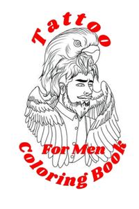 Tattoo Coloring Book For Men