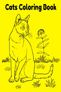 Cats Coloring Book