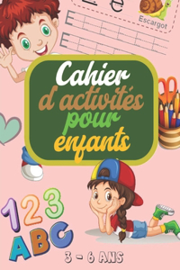 Cahier d'activités pour enfant