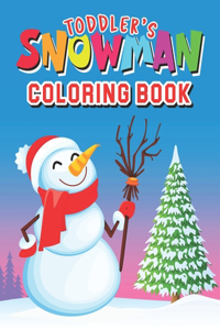 Toddler's Snowman Coloring Book