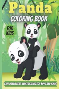 Panda Coloring Book For Kids