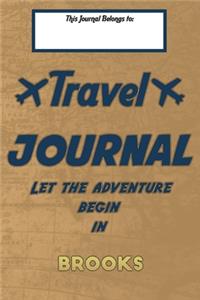 Travel journal, Let the adventure begin in BROOKS