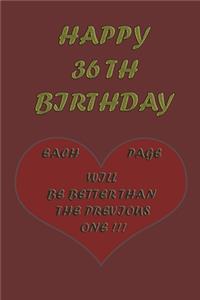 Happy 36th Birthday