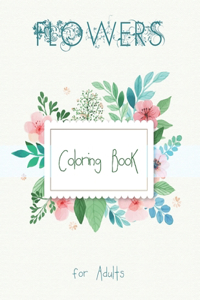 Flowers Coloring Book for Adults