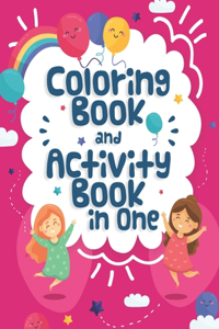 Coloring Book and Activity Book in One