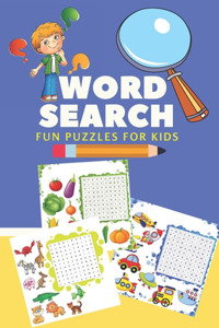 Word Search Fun Puzzles for Kids