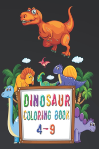 Dinosaur coloring Books 4-9