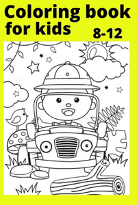 Coloring book for kids 8-12