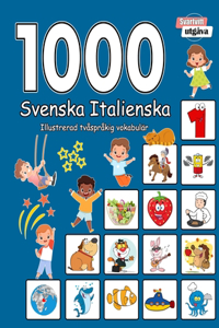 1000 Svenska Italienska Illustrerad tvåspråkig vokabulär (Svartvitt utgåva)