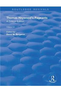 Thomas Heywood's Pageants