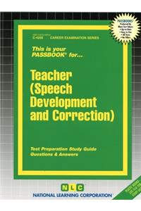 Teacher (Speech Development and Correction)