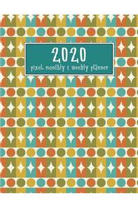 2020 Pixel Monthly and Weekly Planner