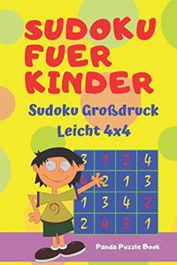 Sudoku Fuer Kinder - Sudoku Großdruck Leicht 4x4