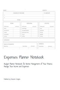 Expenses Planner Notebook