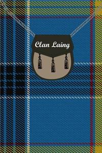 Clan Laing Tartan Journal/Notebook