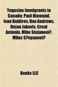 Yugoslav Immigrants to Canada
