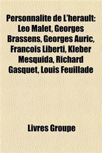 Personnalite de L'Herault