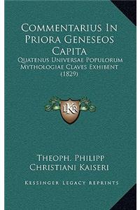 Commentarius In Priora Geneseos Capita