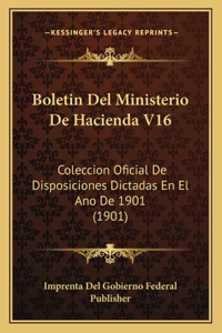 Boletin Del Ministerio De Hacienda V16
