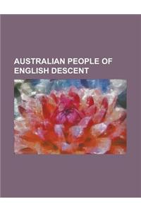 Australian People of English Descent