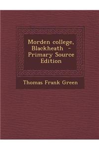Morden College, Blackheath