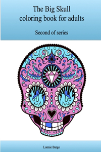 Second Big Skull coloring book for adults