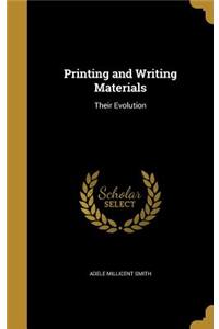 Printing and Writing Materials