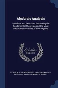 Algebraic Analysis