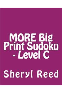 MORE Big Print Sudoku - Level C