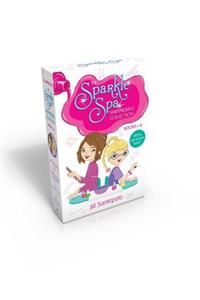 Sparkle Spa Shimmering Collection Books 1-4 (Glittery Nail Stickers Inside!) (Boxed Set)
