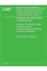 Personnel Security Clearances