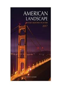 American Landscape Pocket Monthly Planner 2017