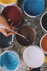 Paint Cans Color Palette Journal
