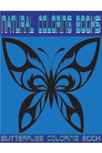 Natural Coloring Butterflies