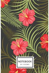 Notebook: Dot-Grid Journal, 122 Pages 5.5x8.5 Shade of Beauty Flower