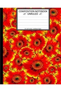Unruled Composition Notebook 8